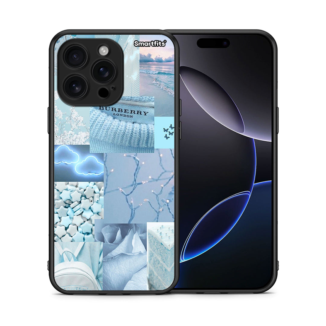 Θήκη iPhone 16 Pro Max Ciel Aesthetic Collage από τη Smartfits με σχέδιο στο πίσω μέρος και μαύρο περίβλημα | iPhone 16 Pro Max Ciel Aesthetic Collage case with colorful back and black bezels