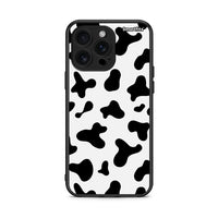 Thumbnail for iPhone 16 Pro Max Cow Print θήκη από τη Smartfits με σχέδιο στο πίσω μέρος και μαύρο περίβλημα | Smartphone case with colorful back and black bezels by Smartfits