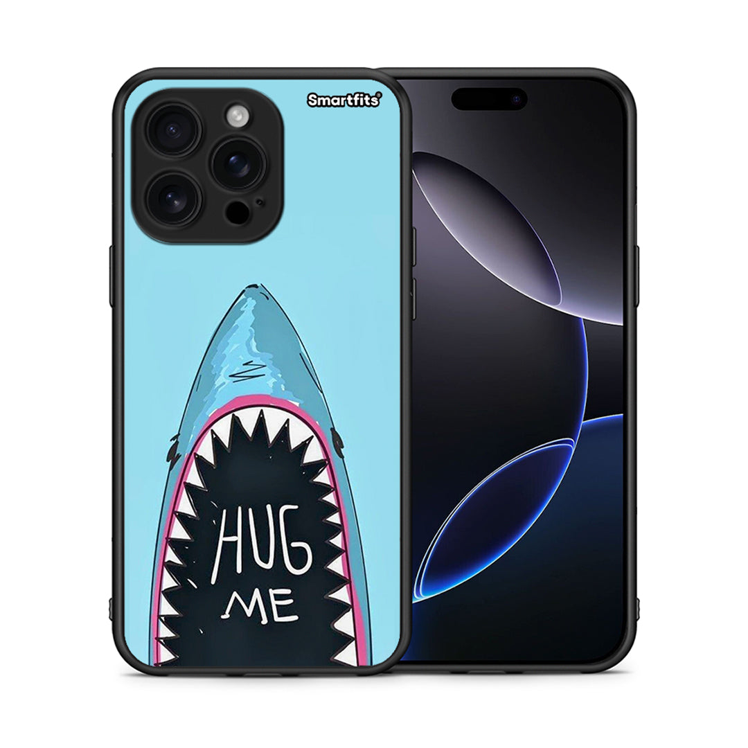 Θήκη iPhone 16 Pro Max Hug Me από τη Smartfits με σχέδιο στο πίσω μέρος και μαύρο περίβλημα | iPhone 16 Pro Max Hug Me case with colorful back and black bezels