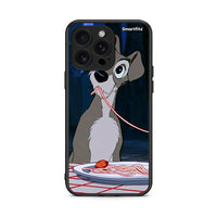 Thumbnail for iPhone 16 Pro Max Lady And Tramp 1 Θήκη Αγίου Βαλεντίνου από τη Smartfits με σχέδιο στο πίσω μέρος και μαύρο περίβλημα | Smartphone case with colorful back and black bezels by Smartfits