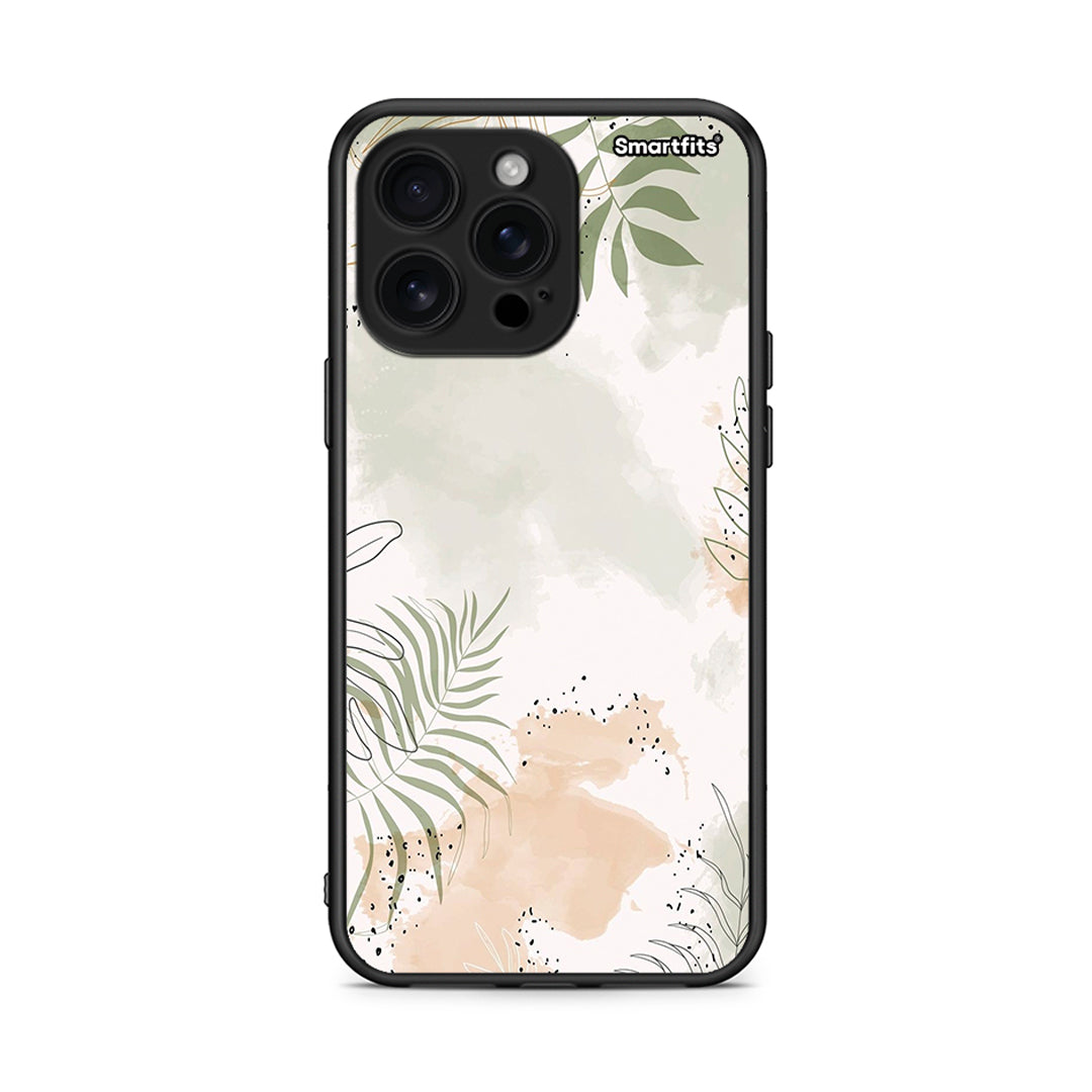 iPhone 16 Pro Max Nude Plants Θήκη από τη Smartfits με σχέδιο στο πίσω μέρος και μαύρο περίβλημα | Smartphone case with colorful back and black bezels by Smartfits