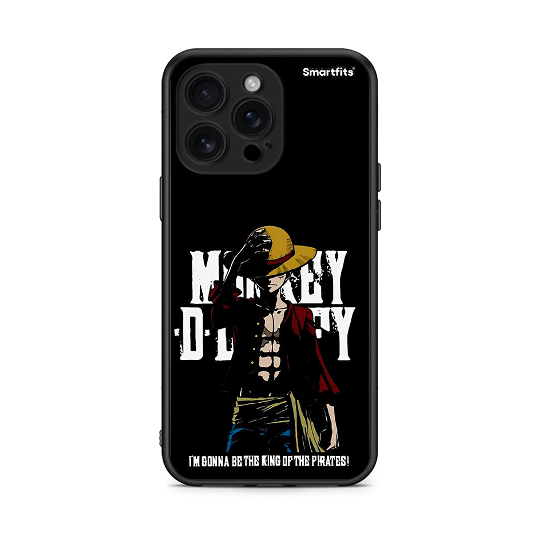 iPhone 16 Pro Max Pirate King θήκη από τη Smartfits με σχέδιο στο πίσω μέρος και μαύρο περίβλημα | Smartphone case with colorful back and black bezels by Smartfits