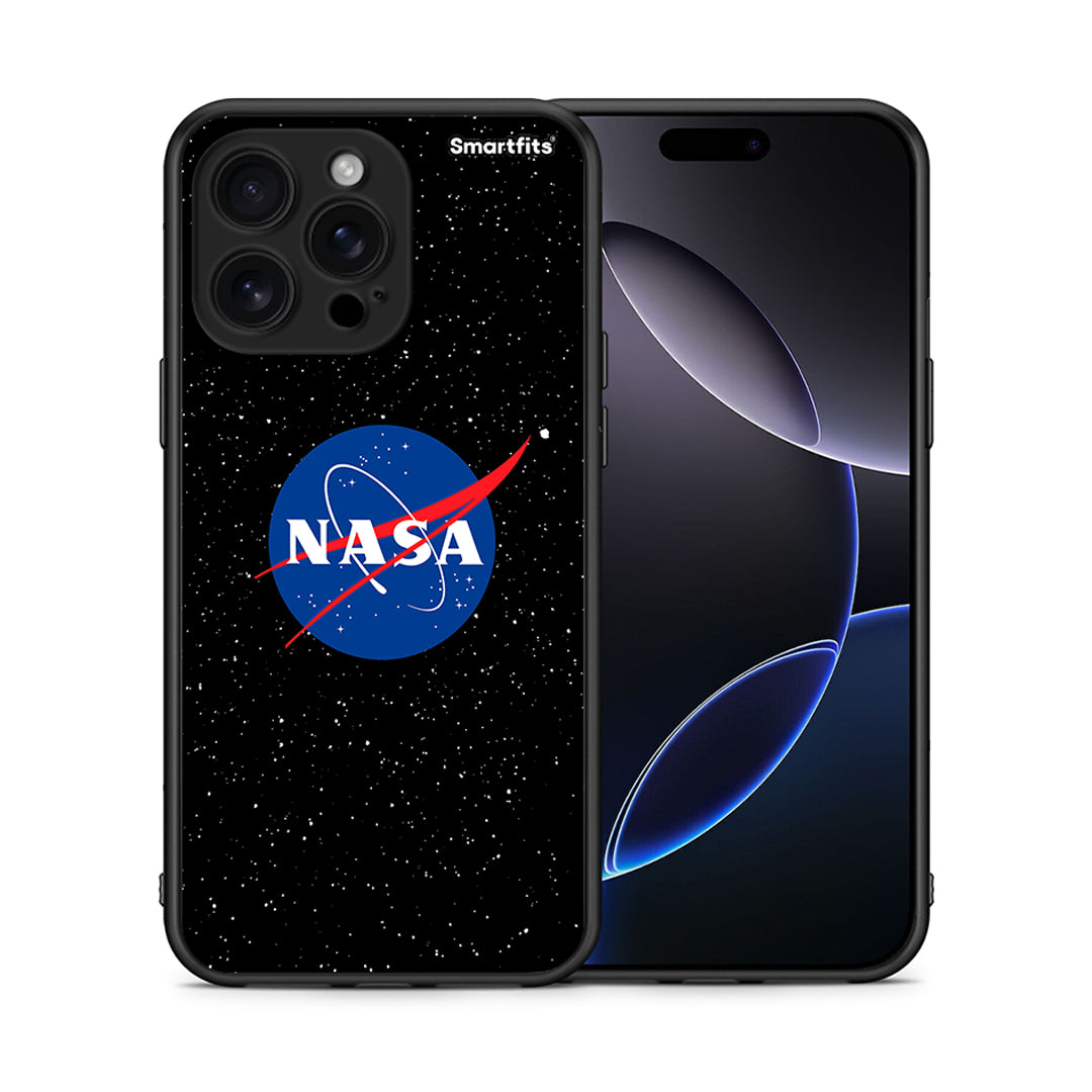 Θήκη iPhone 16 Pro Max NASA PopArt από τη Smartfits με σχέδιο στο πίσω μέρος και μαύρο περίβλημα | iPhone 16 Pro Max NASA PopArt case with colorful back and black bezels