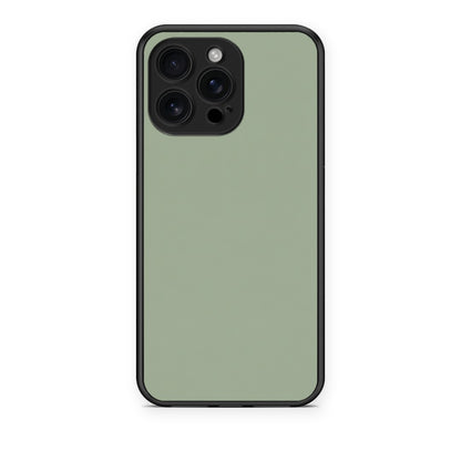 Θήκη iPhone 16 Pro Max Sage Green από τη Smartfits με σχέδιο στο πίσω μέρος και μαύρο περίβλημα | iPhone 16 Pro Max Sage Green case with colorful back and black bezels