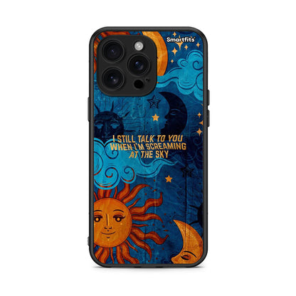 iPhone 16 Pro Max Screaming Sky θήκη από τη Smartfits με σχέδιο στο πίσω μέρος και μαύρο περίβλημα | Smartphone case with colorful back and black bezels by Smartfits