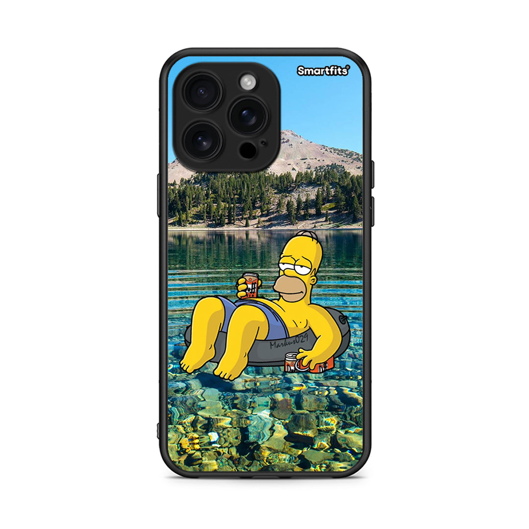 iPhone 16 Pro Max Summer Happiness Θήκη από τη Smartfits με σχέδιο στο πίσω μέρος και μαύρο περίβλημα | Smartphone case with colorful back and black bezels by Smartfits