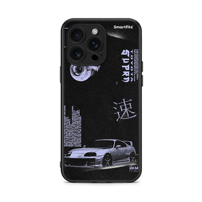 iPhone 16 Pro Max Tokyo Drift Θήκη Αγίου Βαλεντίνου από τη Smartfits με σχέδιο στο πίσω μέρος και μαύρο περίβλημα | Smartphone case with colorful back and black bezels by Smartfits