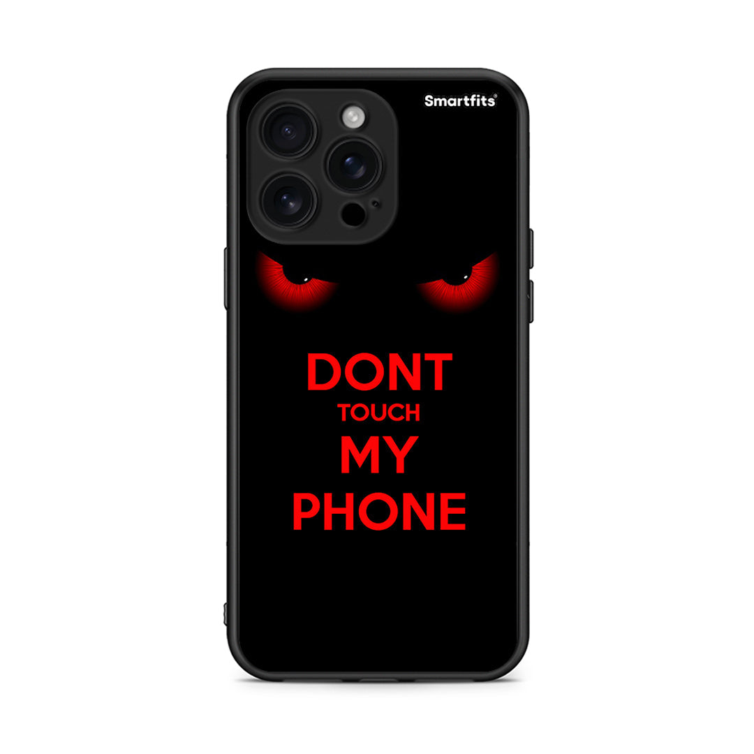 iPhone 16 Pro Max Touch My Phone Θήκη από τη Smartfits με σχέδιο στο πίσω μέρος και μαύρο περίβλημα | Smartphone case with colorful back and black bezels by Smartfits