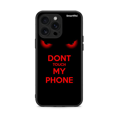 iPhone 16 Pro Max Touch My Phone Θήκη από τη Smartfits με σχέδιο στο πίσω μέρος και μαύρο περίβλημα | Smartphone case with colorful back and black bezels by Smartfits