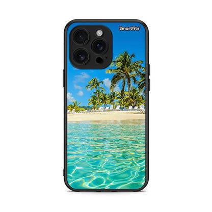 iPhone 16 Pro Max Tropical Vibes Θήκη από τη Smartfits με σχέδιο στο πίσω μέρος και μαύρο περίβλημα | Smartphone case with colorful back and black bezels by Smartfits