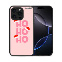 Thumbnail for Θήκη iPhone 16 Pro Max Xmas Ho Ho Ho από τη Smartfits με σχέδιο στο πίσω μέρος και μαύρο περίβλημα | iPhone 16 Pro Max Xmas Ho Ho Ho case with colorful back and black bezels