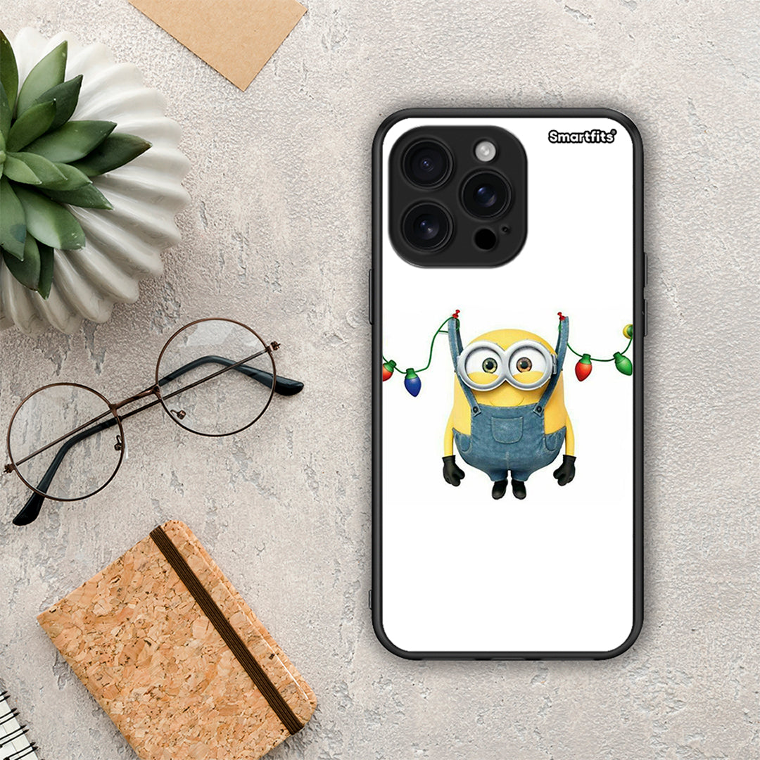 Xmas Minion Lights - iPhone 16 Pro Max θήκη