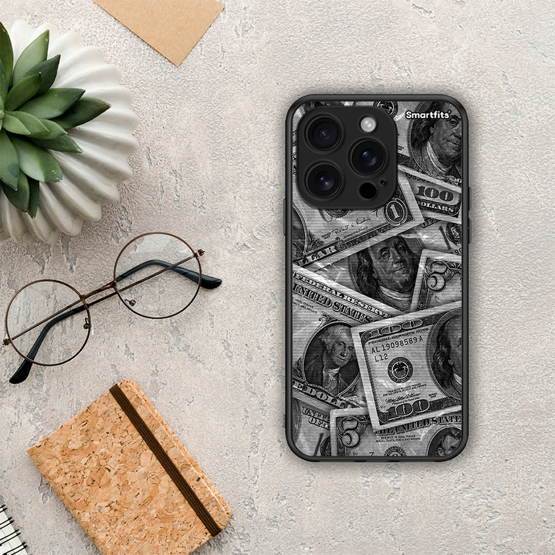 Money Dollars - iPhone 16 Pro θήκη