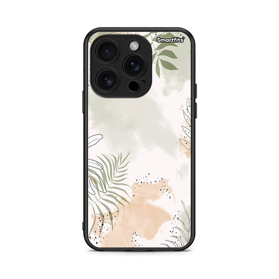 iPhone 16 Pro Nude Plants Θήκη από τη Smartfits με σχέδιο στο πίσω μέρος και μαύρο περίβλημα | Smartphone case with colorful back and black bezels by Smartfits