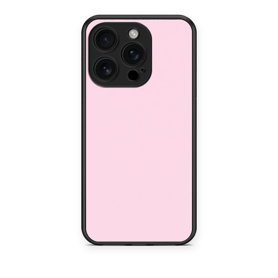 Θήκη iPhone 16 Pro Pale Pink από τη Smartfits με σχέδιο στο πίσω μέρος και μαύρο περίβλημα | iPhone 16 Pro Pale Pink case with colorful back and black bezels