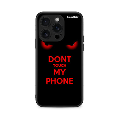iPhone 16 Pro Touch My Phone Θήκη από τη Smartfits με σχέδιο στο πίσω μέρος και μαύρο περίβλημα | Smartphone case with colorful back and black bezels by Smartfits