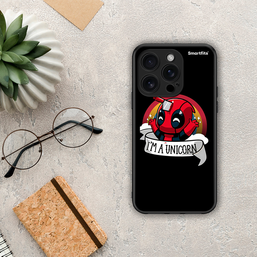 Unicorn Deadpool - iPhone 16 Pro θήκη