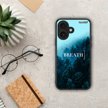 Quote Breath - iPhone 16 θήκη