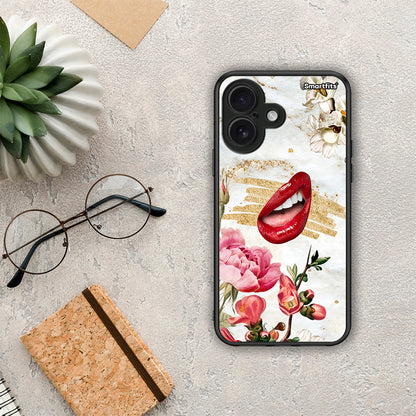 Red Lips - iPhone 16 θήκη