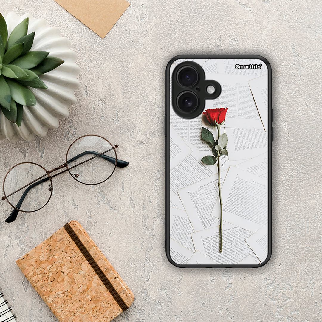 Red Rose - iPhone 16 θήκη