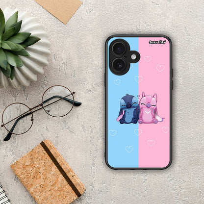 Stitch And Angel - iPhone 16 θήκη
