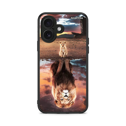 iPhone 16 Sunset Dreams Θήκη Αγίου Βαλεντίνου από τη Smartfits με σχέδιο στο πίσω μέρος και μαύρο περίβλημα | Smartphone case with colorful back and black bezels by Smartfits