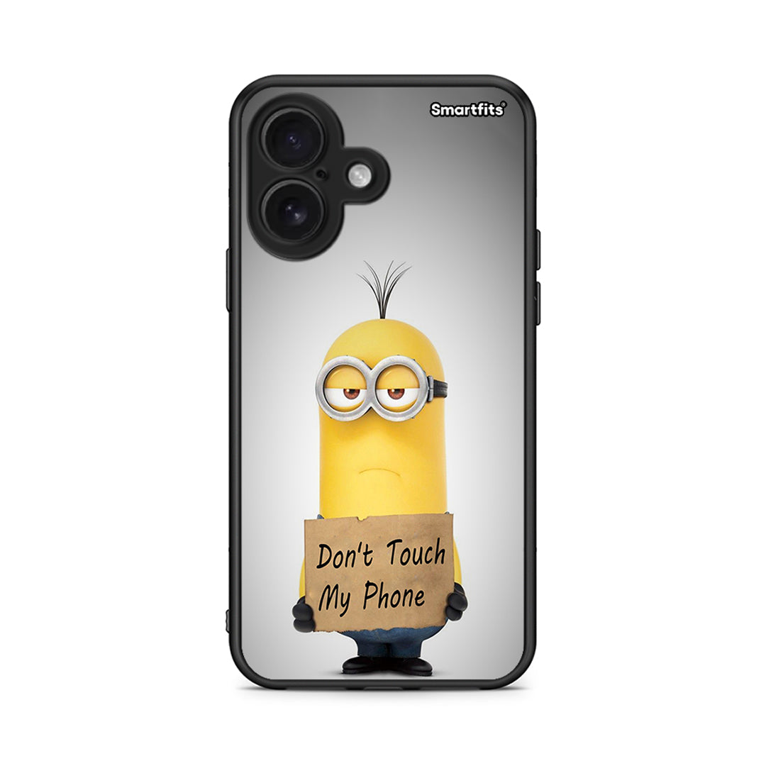 4 - iPhone 16 Minion Text case, cover, bumper