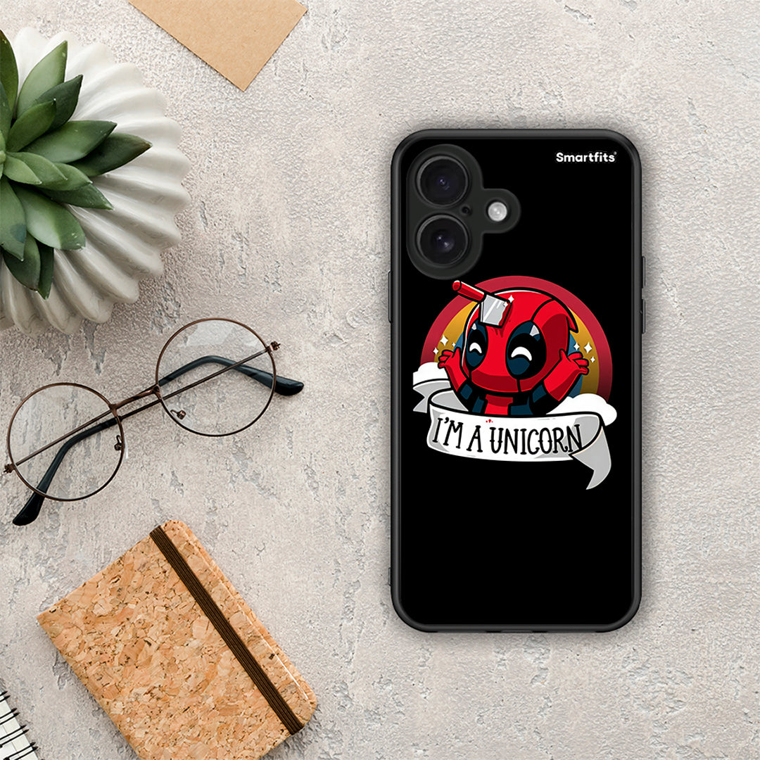 Unicorn Deadpool - iPhone 16 θήκη