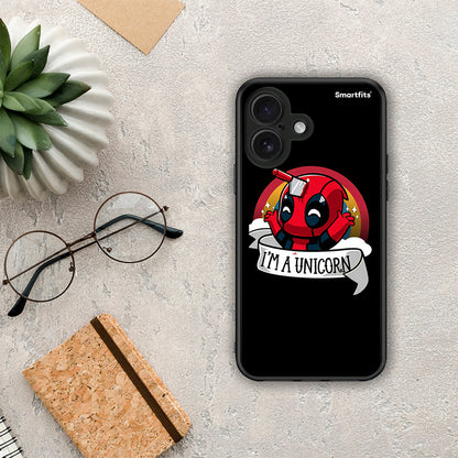 Unicorn Deadpool - iPhone 16 θήκη