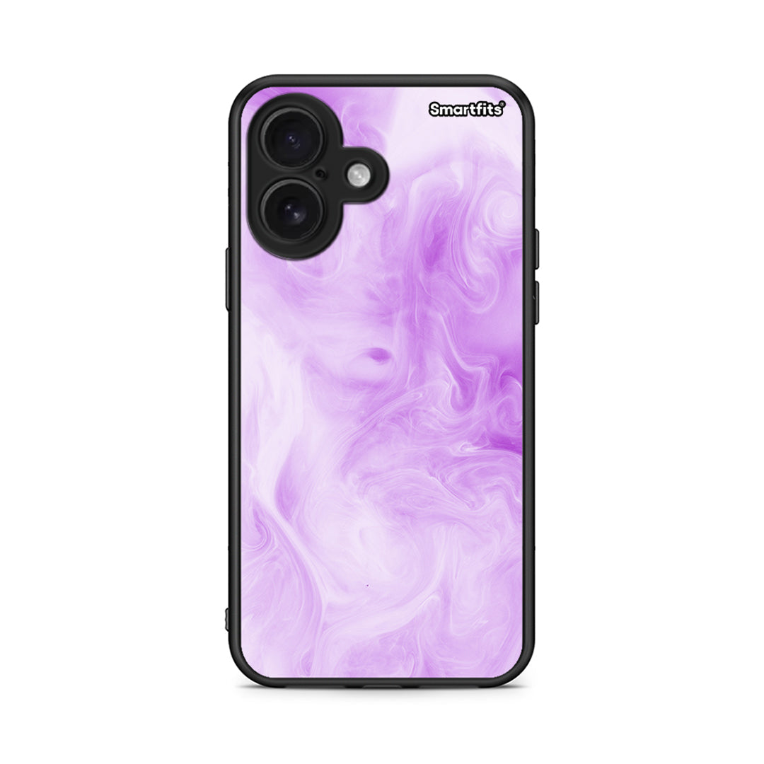 99 - iPhone 16 Watercolor Lavender case, cover, bumper
