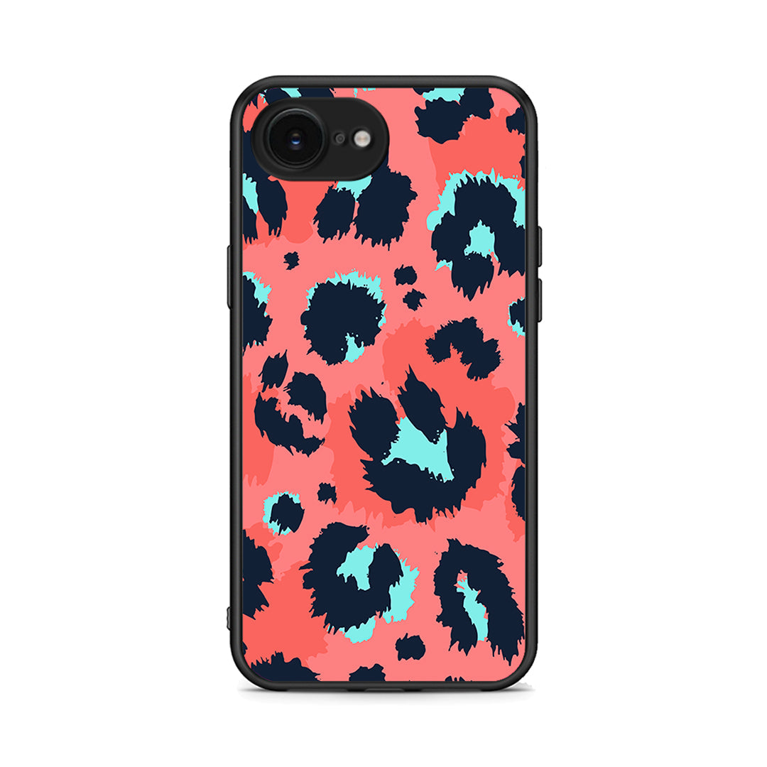 22 - iPhone 16e Pink Leopard Animal case, cover, bumper