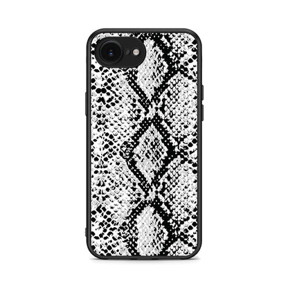 24 - iPhone 16e White Snake Animal case, cover, bumper