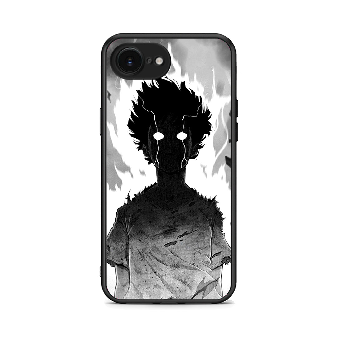 iPhone 16e Anime Boy Θήκη από τη Smartfits με σχέδιο στο πίσω μέρος και μαύρο περίβλημα | Smartphone case with colorful back and black bezels by Smartfits