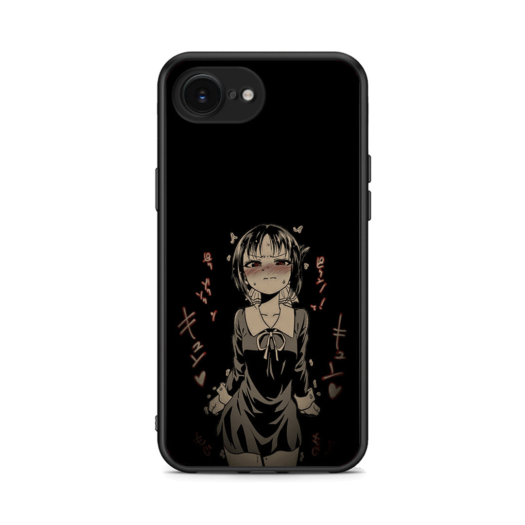 iPhone 16e Anime Girl θήκη από τη Smartfits με σχέδιο στο πίσω μέρος και μαύρο περίβλημα | Smartphone case with colorful back and black bezels by Smartfits