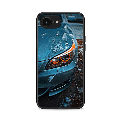 iPhone 16e Bmw E60 Θήκη από τη Smartfits με σχέδιο στο πίσω μέρος και μαύρο περίβλημα | Smartphone case with colorful back and black bezels by Smartfits