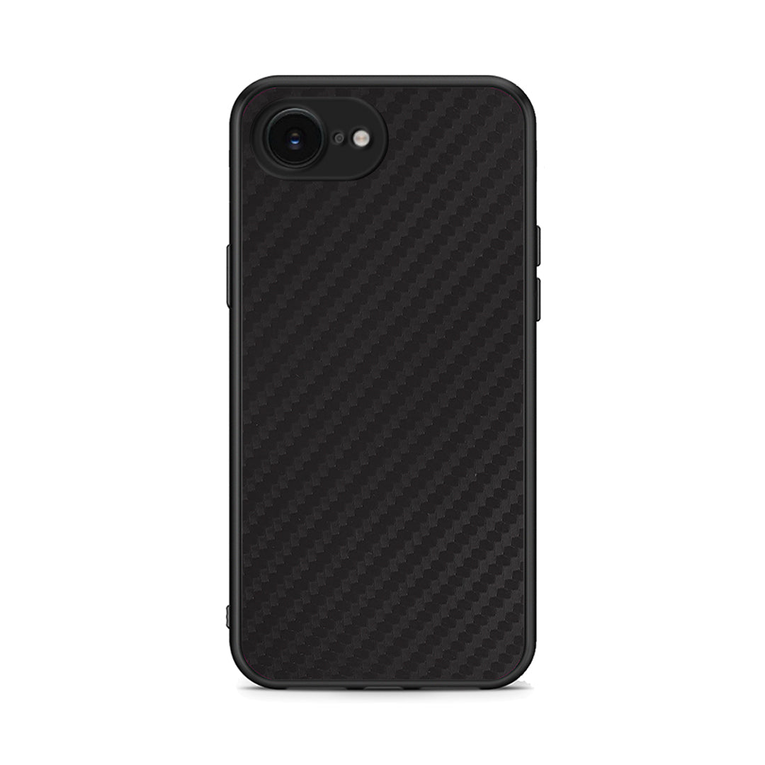 iPhone 16e Carbon Black θήκη από τη Smartfits με σχέδιο στο πίσω μέρος και μαύρο περίβλημα | Smartphone case with colorful back and black bezels by Smartfits