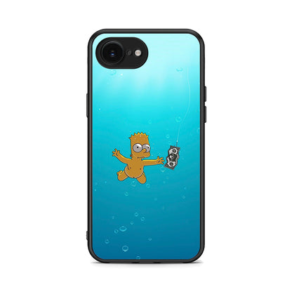iPhone 16e Chasing Money θήκη από τη Smartfits με σχέδιο στο πίσω μέρος και μαύρο περίβλημα | Smartphone case with colorful back and black bezels by Smartfits