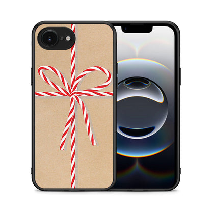Θήκη iPhone 16e Christmas Gift από τη Smartfits με σχέδιο στο πίσω μέρος και μαύρο περίβλημα | iPhone 16e Christmas Gift case with colorful back and black bezels