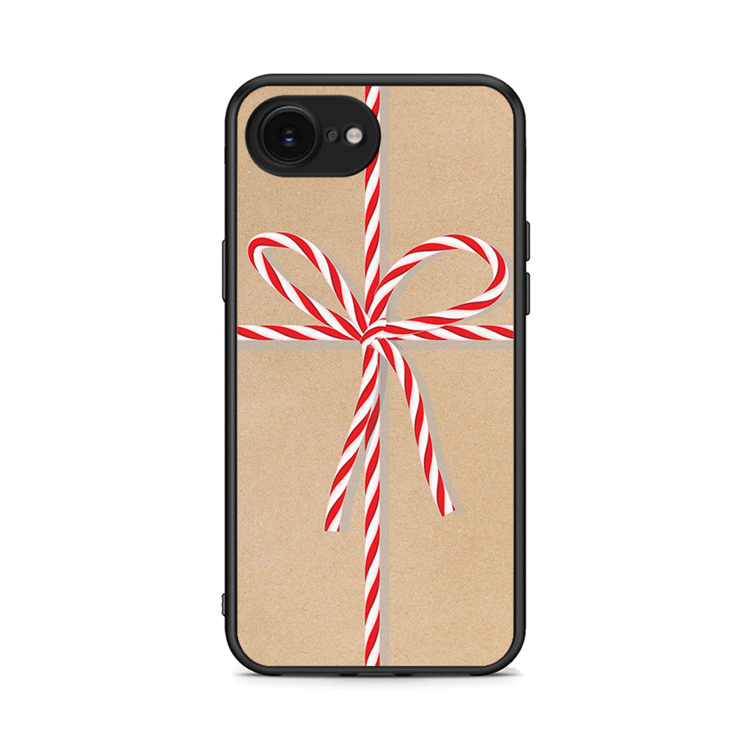 iPhone 16e Christmas Gift θήκη από τη Smartfits με σχέδιο στο πίσω μέρος και μαύρο περίβλημα | Smartphone case with colorful back and black bezels by Smartfits