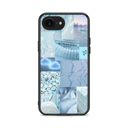 iPhone 16e Ciel Aesthetic Collage θήκη από τη Smartfits με σχέδιο στο πίσω μέρος και μαύρο περίβλημα | Smartphone case with colorful back and black bezels by Smartfits