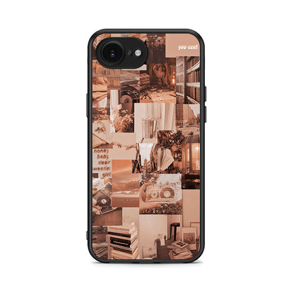 iPhone 16e Collage You Can Θήκη Αγίου Βαλεντίνου από τη Smartfits με σχέδιο στο πίσω μέρος και μαύρο περίβλημα | Smartphone case with colorful back and black bezels by Smartfits