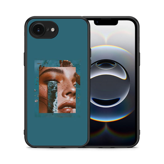 Θήκη iPhone 16e Cry An Ocean από τη Smartfits με σχέδιο στο πίσω μέρος και μαύρο περίβλημα | iPhone 16e Cry An Ocean case with colorful back and black bezels