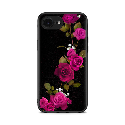 4 - iPhone 16e Red Roses Flower case, cover, bumper