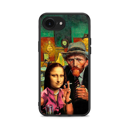 iPhone 16e Funny Art θήκη από τη Smartfits με σχέδιο στο πίσω μέρος και μαύρο περίβλημα | Smartphone case with colorful back and black bezels by Smartfits
