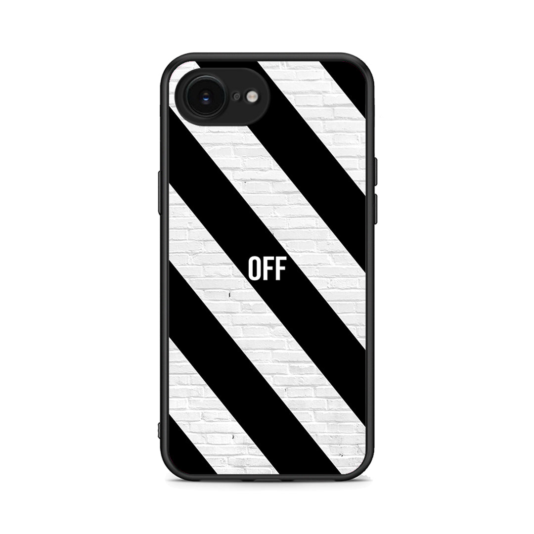iPhone 16e Get Off θήκη από τη Smartfits με σχέδιο στο πίσω μέρος και μαύρο περίβλημα | Smartphone case with colorful back and black bezels by Smartfits
