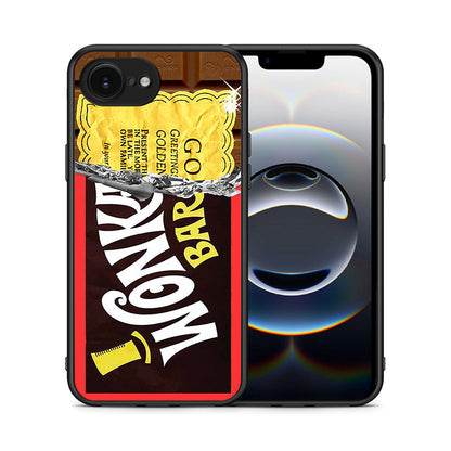 Θήκη iPhone 16e Golden Ticket από τη Smartfits με σχέδιο στο πίσω μέρος και μαύρο περίβλημα | iPhone 16e Golden Ticket case with colorful back and black bezels