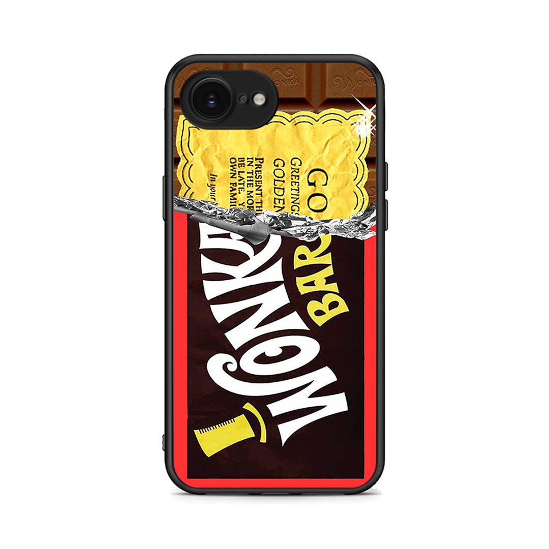 iPhone 16e Golden Ticket θήκη από τη Smartfits με σχέδιο στο πίσω μέρος και μαύρο περίβλημα | Smartphone case with colorful back and black bezels by Smartfits