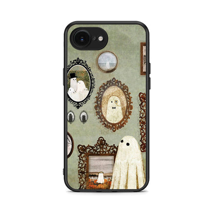 iPhone 16e Halloween Ghost Season Θήκη από τη Smartfits με σχέδιο στο πίσω μέρος και μαύρο περίβλημα | Smartphone case with colorful back and black bezels by Smartfits