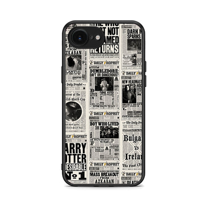 iPhone 16e Harry Paper θήκη από τη Smartfits με σχέδιο στο πίσω μέρος και μαύρο περίβλημα | Smartphone case with colorful back and black bezels by Smartfits
