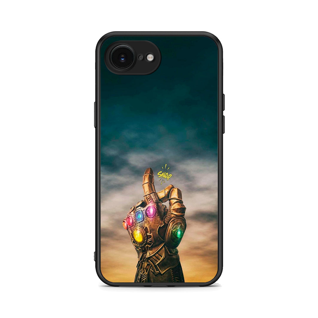 iPhone 16e Infinity Snap θήκη από τη Smartfits με σχέδιο στο πίσω μέρος και μαύρο περίβλημα | Smartphone case with colorful back and black bezels by Smartfits